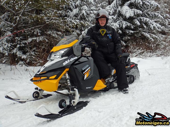 Jean-François Leclerc, test pilot of the 2016 Ski-Doo MXZ Blizzard 1200 Jean-François Leclerc, test pilot of the 2016 Ski-Doo MXZ Blizzard 1200